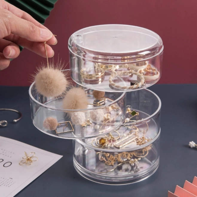 4-tier Jewelry Box - Transparent