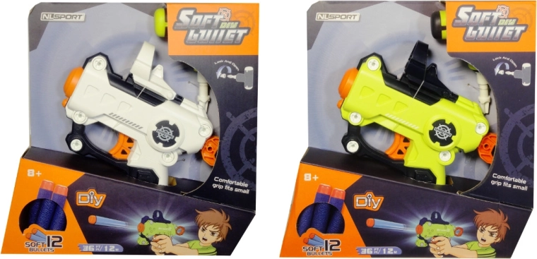 Pistolet à fléchettes en mousse avec accessoires