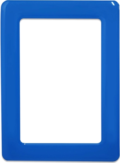 Magnetic Self-adhesive Frame Blue 13.0 × 8.1 cm