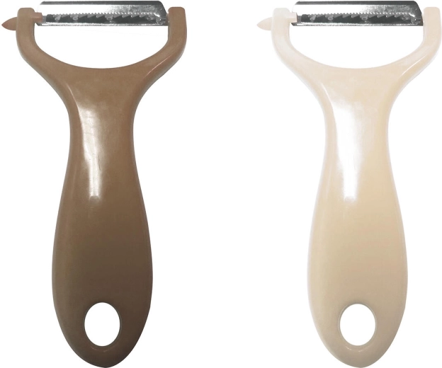 Y-Schäler Julienne mit 5 cm Edelstahlklinge, Kunststoffgriff, Farbmix