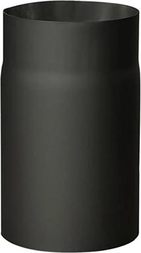 Rookpijp 145 mm, lengte 250 mm, dikte 1,5 mm, zwart