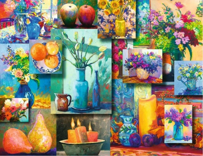 Ravensburger puzzle Natura morta con bellezza 2000 pezzi