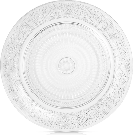 Assiette à dessert en verre 18 cm