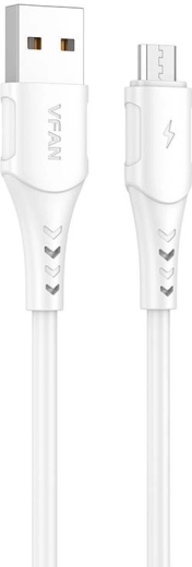 Cavo VFAN USB a Micro USB 1m 3A Bianco