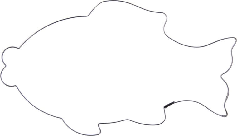 Stainless steel cookie cutter – fish