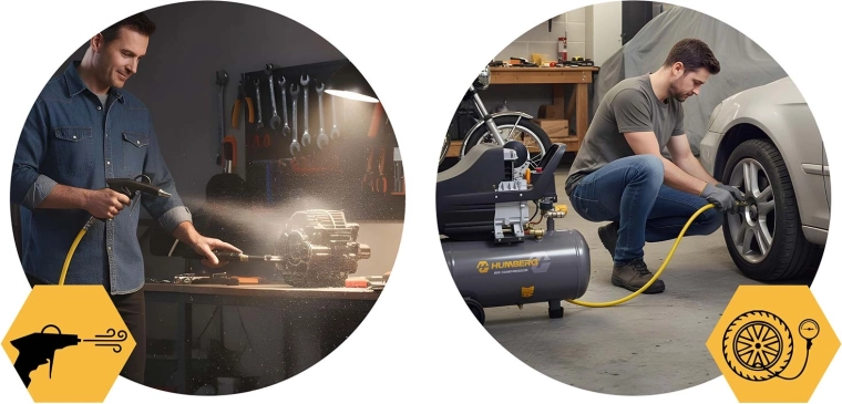 Jeden kompresor – více úkolů