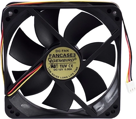 Ventilátor 120x120x25 mm 3-pin s guľôčkovým ložiskom do skrinky