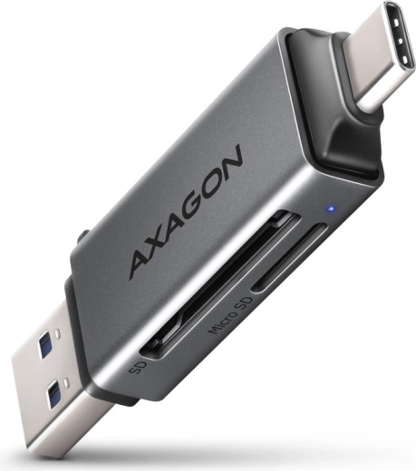 Lettore di schede esterno USB3.2 Gen 1 Type-C + Type-A SD/microSD