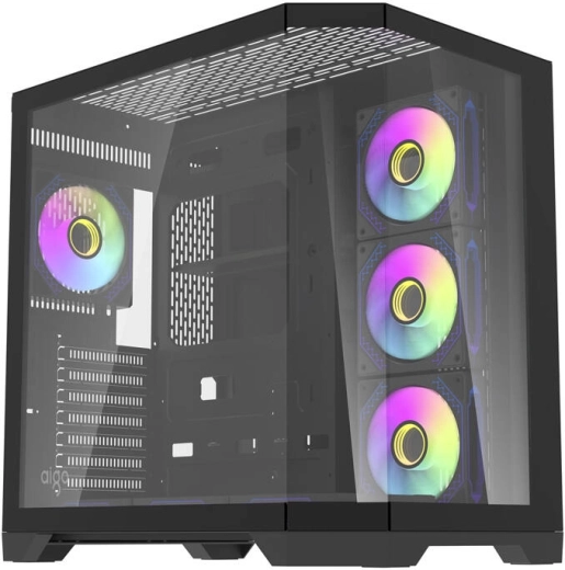 Darkflash FT418 Pro PC Case with 7 ARGB Fans (Black)