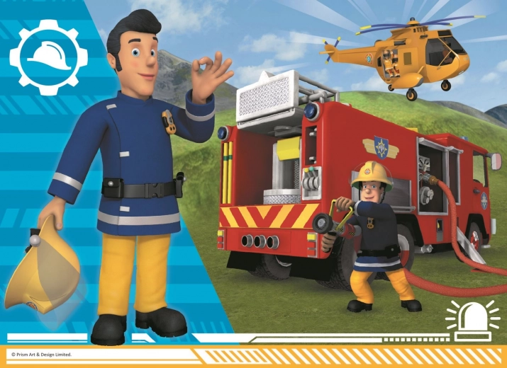 Mini puzzle miniMAXI 20 pieces FIREMAN SAM – 4 designs