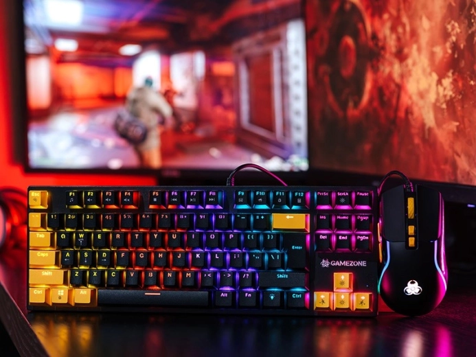 Layout TKL compatto e anti‑ghosting