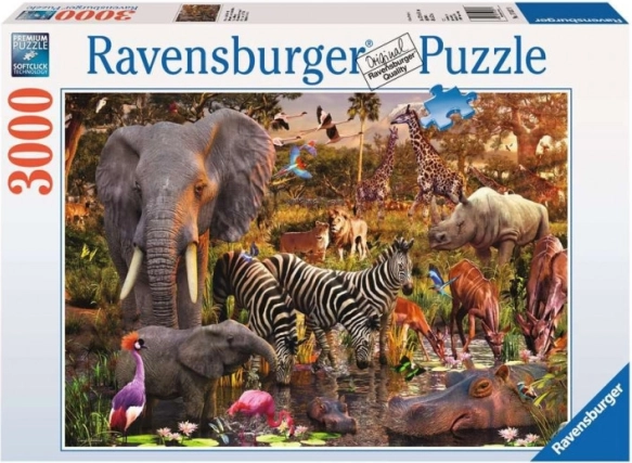 Ravensburger puzzel Afrikaanse dieren 3000 stuks
