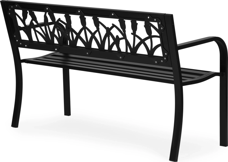 Dossier décoratif à motif floral