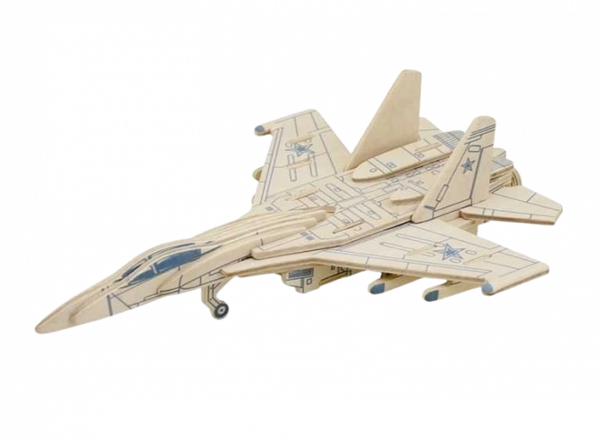 Wooden Puzzle Russian Fighter Jet SU-27 RoboTime