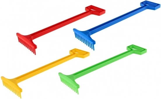 Râteau pour enfants en plastique 43,5 cm – 4 couleurs