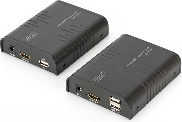 Extender KVM (HDMI+USB) fino a 120m tramite Cat.5e UTP o IP, 1080p FHD 60Hz, audio