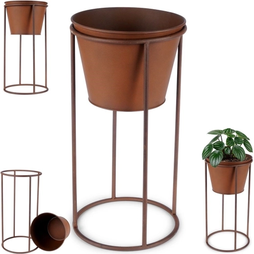 Stabil metal konstruktion med retro patina