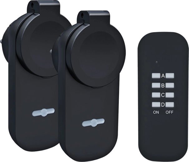 Solight prises extérieures télécommandées – kit de 2 prises + télécommande