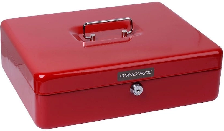 Metalna blagajna CONCORDE 35 crvena