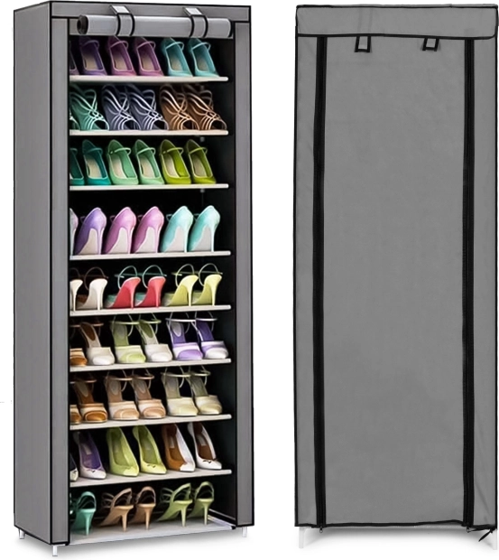 Textielkast met planken voor kleding en schoenen MODERNHOME