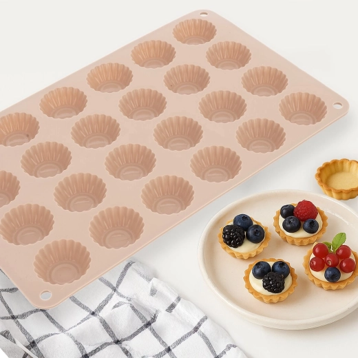 Silicone souple pour démouler facilement les desserts
