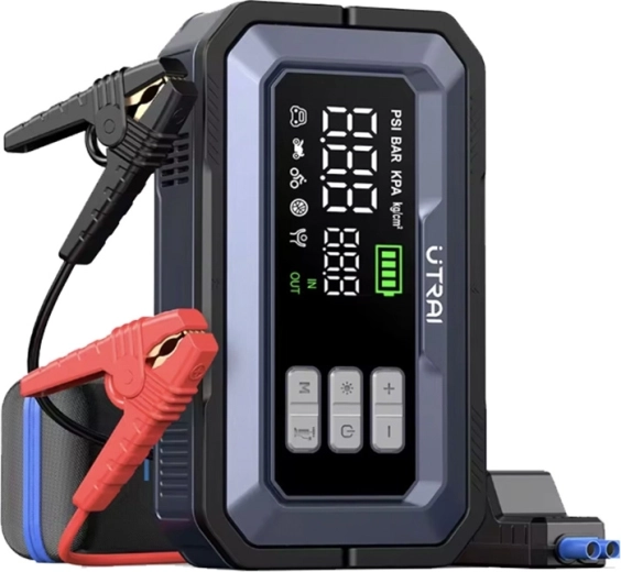 UTRAI JS30 avviatore con compressore e diagnostica OBD‑II