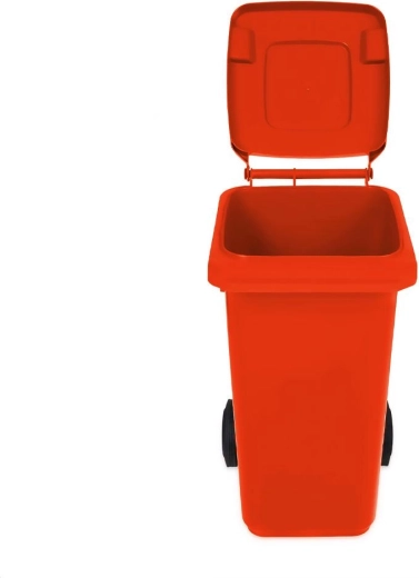 Wide opening and flip-up lid