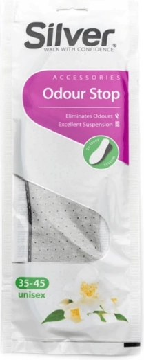 Silver Odour Stop semelle pour chaussures au charbon actif (à découper) 34–45