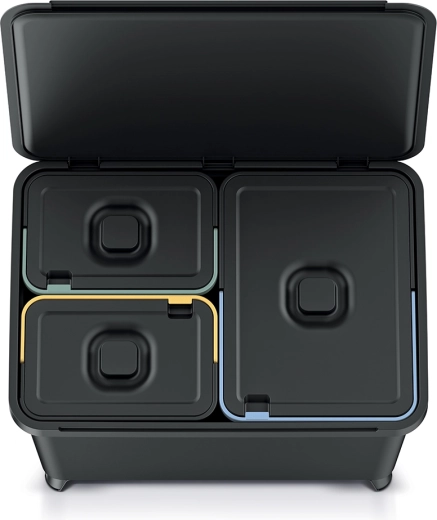 Raccolta differenziata chiara con quattro inserti