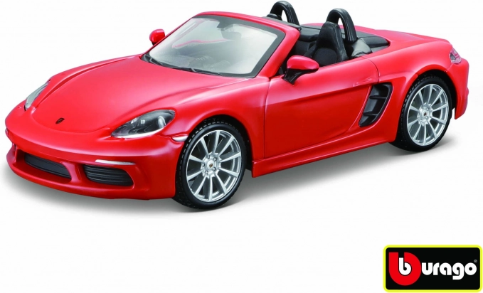 Model Bburago Porsche 718 Boxster oranje 1:24