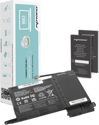 Batteria Movano per Lenovo IdeaPad Y700-15ISK (Y700) 4050 mAh / 60 Wh