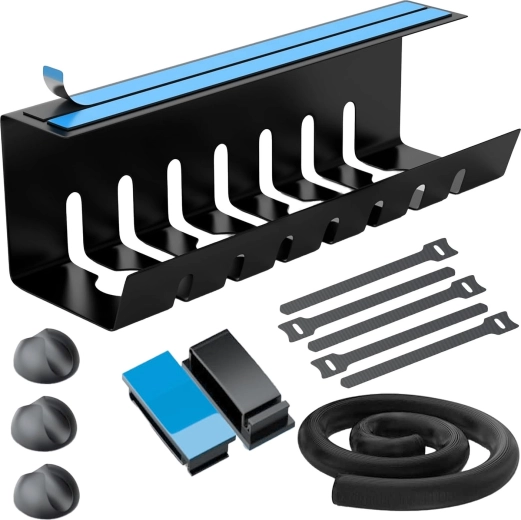 Under-Desk Cable Organizer 43 cm
