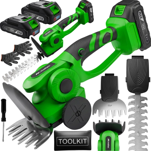 Cordless Grass and Shrub Shears MalTec MasterHedge 2-in-1 500 W