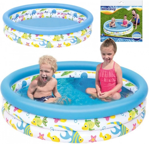 inflatable children's garden pool BESTWAY 122 × 25 cm, 140 l
