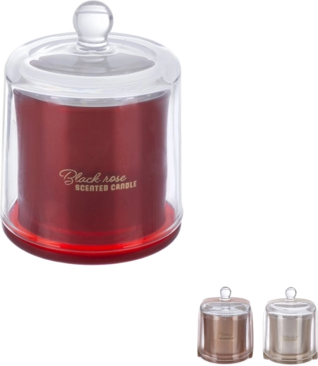 Candela profumata in vetro 140 g mix di fragranze