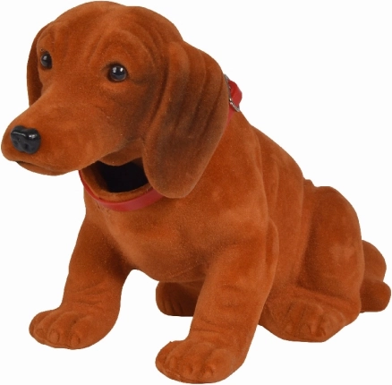 Plush dog with bobble head 27 cm