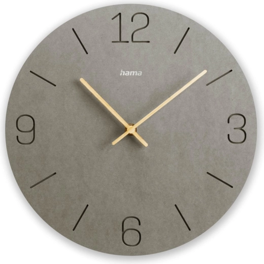 Nástěnné hodiny 30 cm Crete z MDF, tiché
