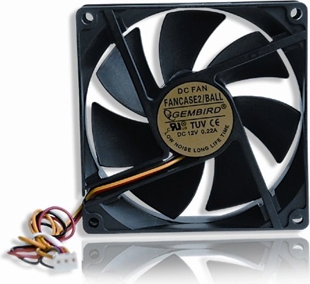 Ventola per computer 90 × 90 × 25 mm, 3 pin, cuscinetto a sfere