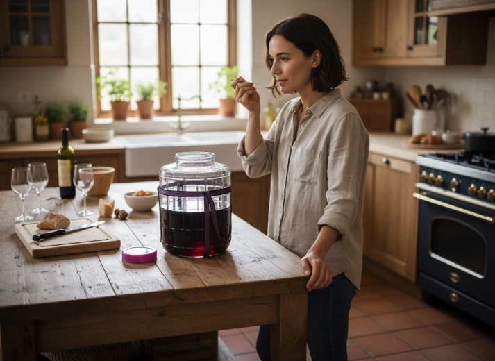 Huge 26 L capacity for wine, infusions, and fermentation