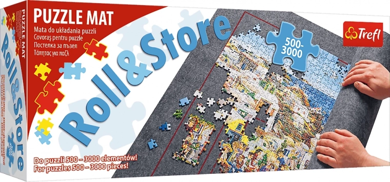 Roll-up felt puzzle mat TREFL, 500–3000 pieces