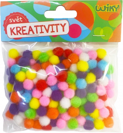 Colorful pom pom balls 10mm