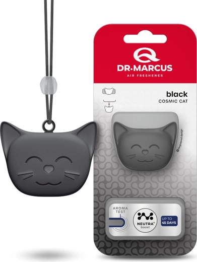 Dr. Marcus Cosmic Cat deodorante per auto Black
