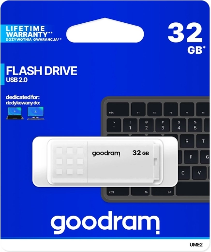 Chiavetta USB GOODRAM UME2 32 GB USB 2.0 bianca