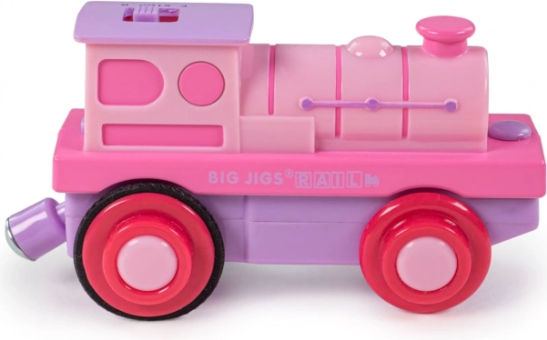Bigjigs Rail Electric Locomotive Pink