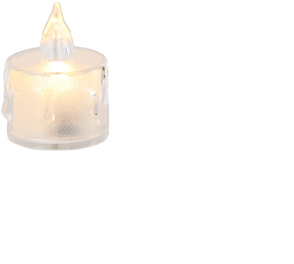 Warm white light and realistic effect