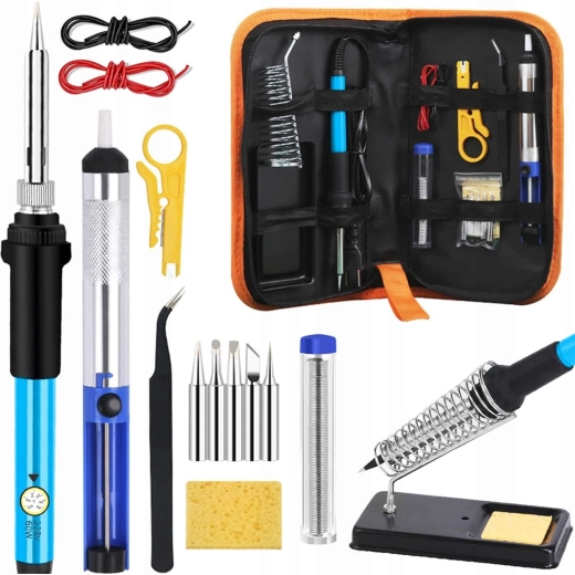 60 W Soldering Kit with Adjustable Temperature