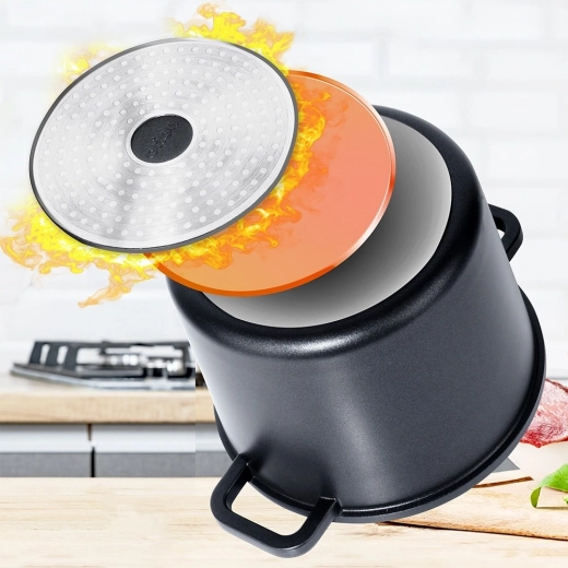 Fast and even heating on all cooktops