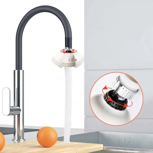 Gladko vrtenje 360° za natančno usmerjanje curka