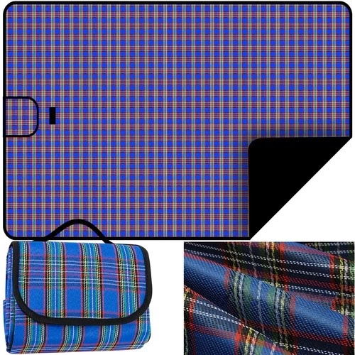 Coperta da picnic impermeabile - blu