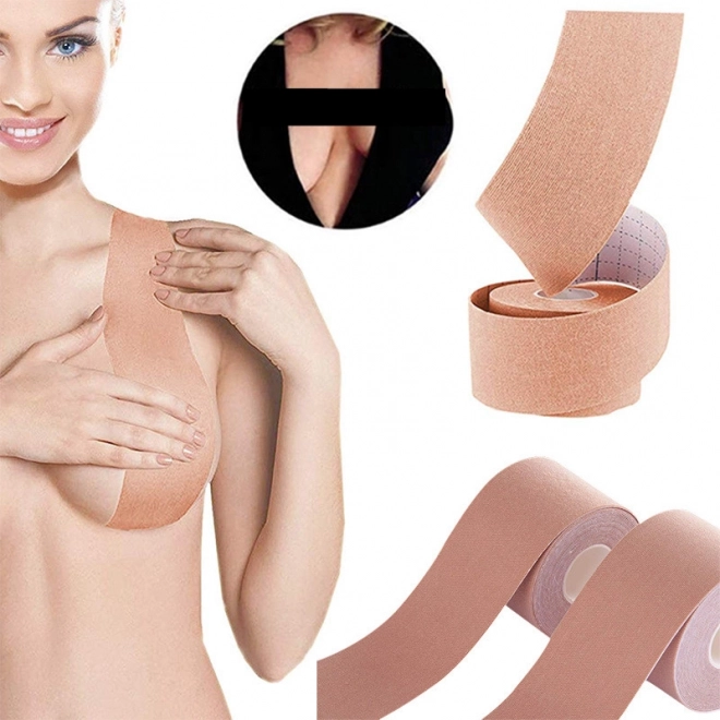 Universal modeling tape for décolleté support